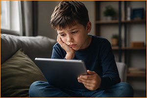 Impact of uncontrolled mobile phone and tablet use on children