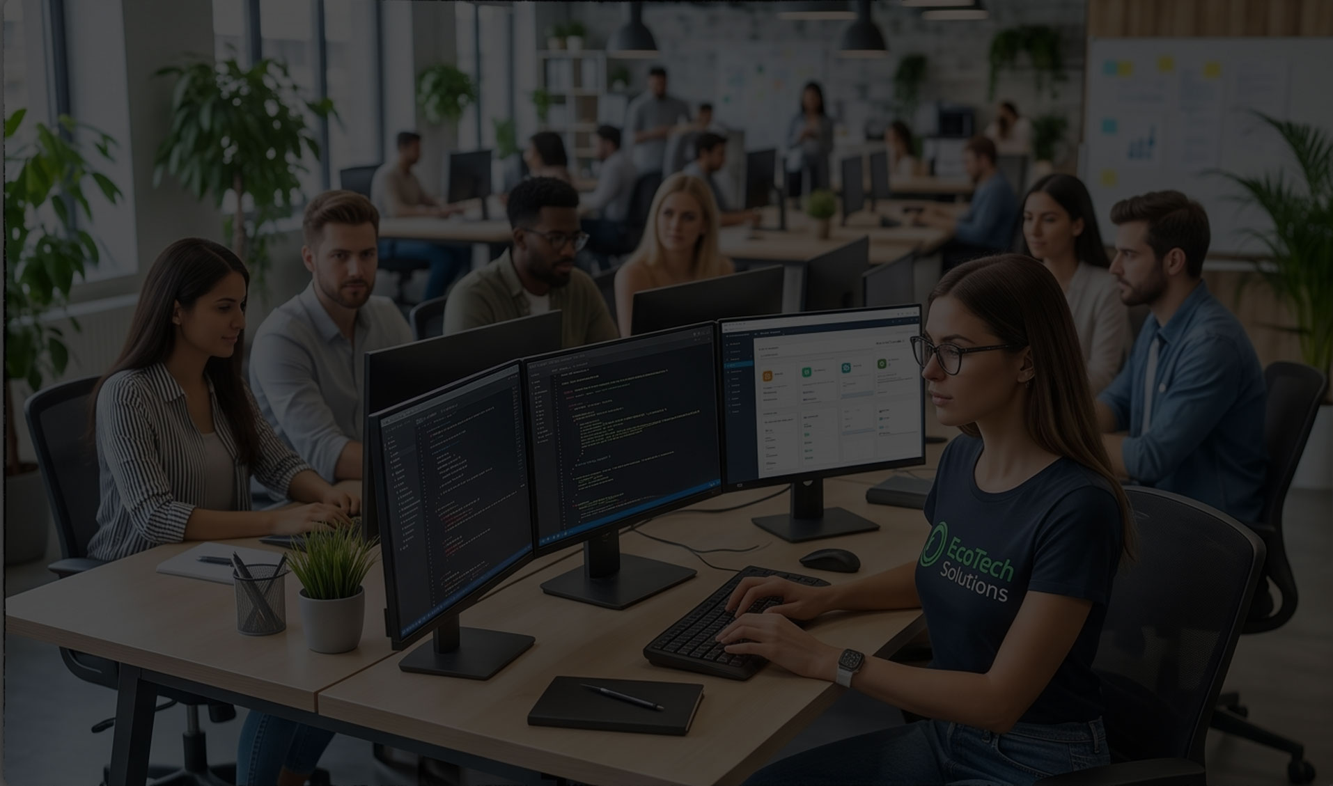 Centralized monitoring for multiple offices
